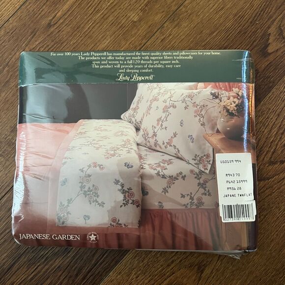 New Vintage Lady Pepperell Dutchess Twin Flat Sheet No Iron Sheet NEW - Picture 2 of 2